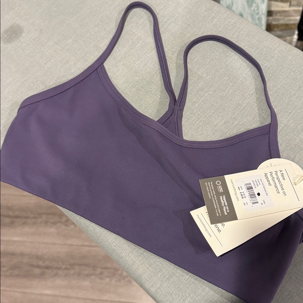 Vuori Women's Cosmic Purple AllTheFeels Bra
